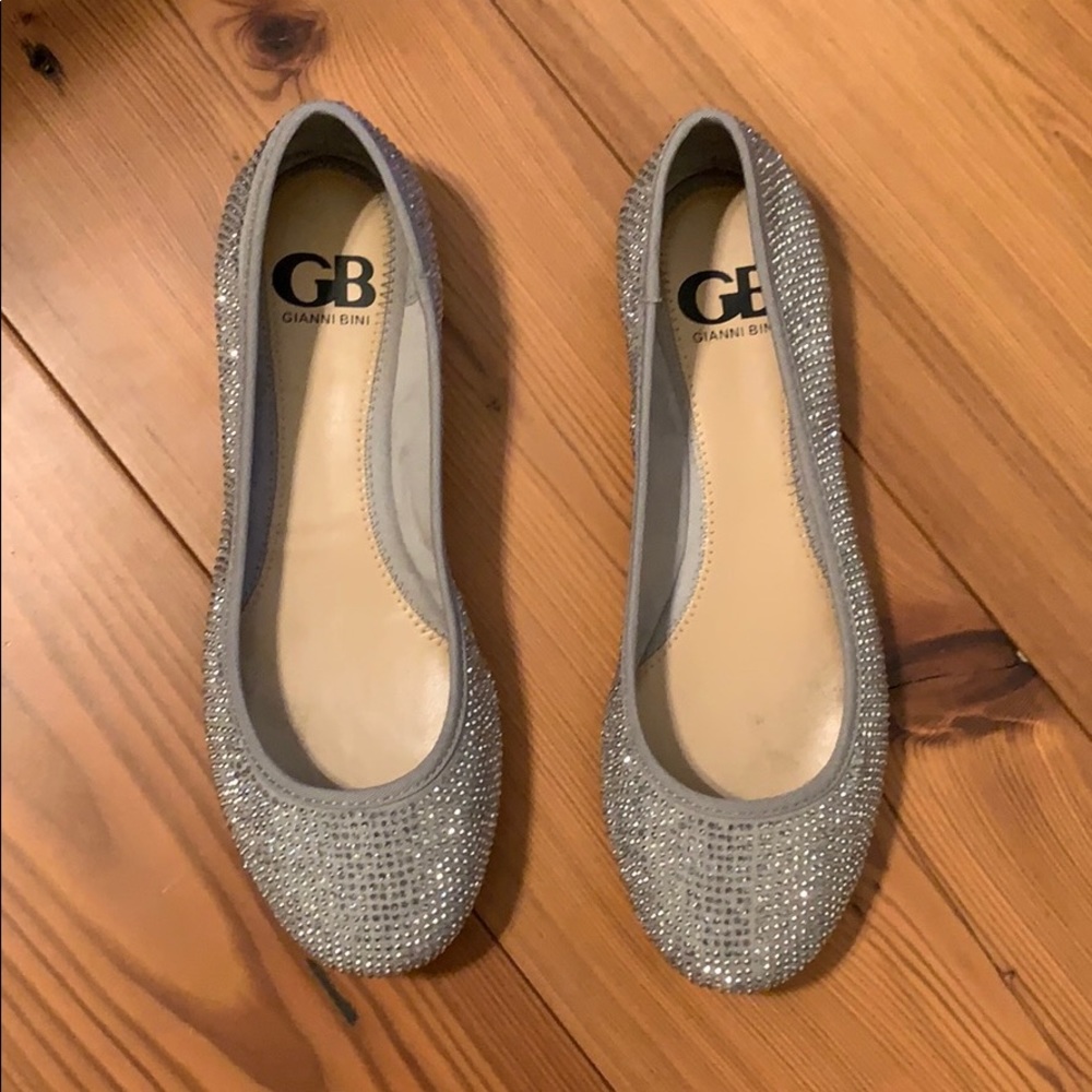Gianni Bini Star-Brite Rhinestone Ballet Flats